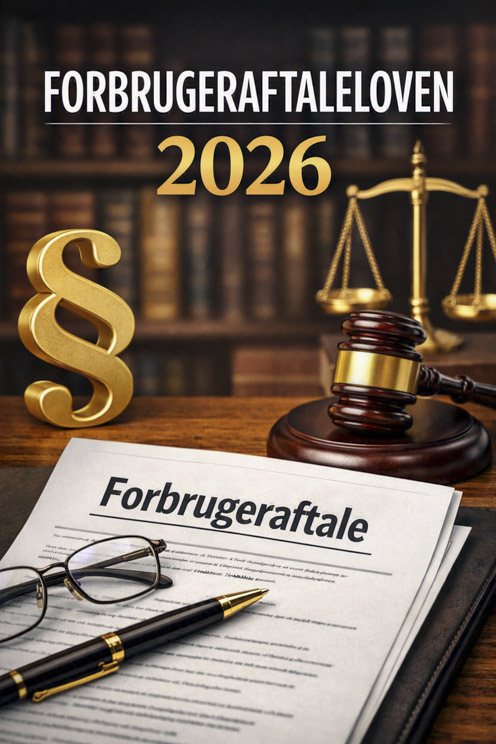 Forbrugeraftaleloven 2026 med opdateret lovtekst og lovforarbejder
